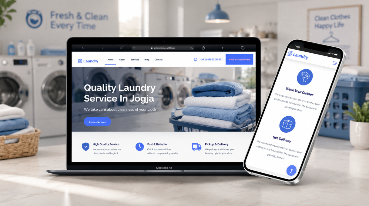 Laundry Jogja – Digital Laundry Service Platform