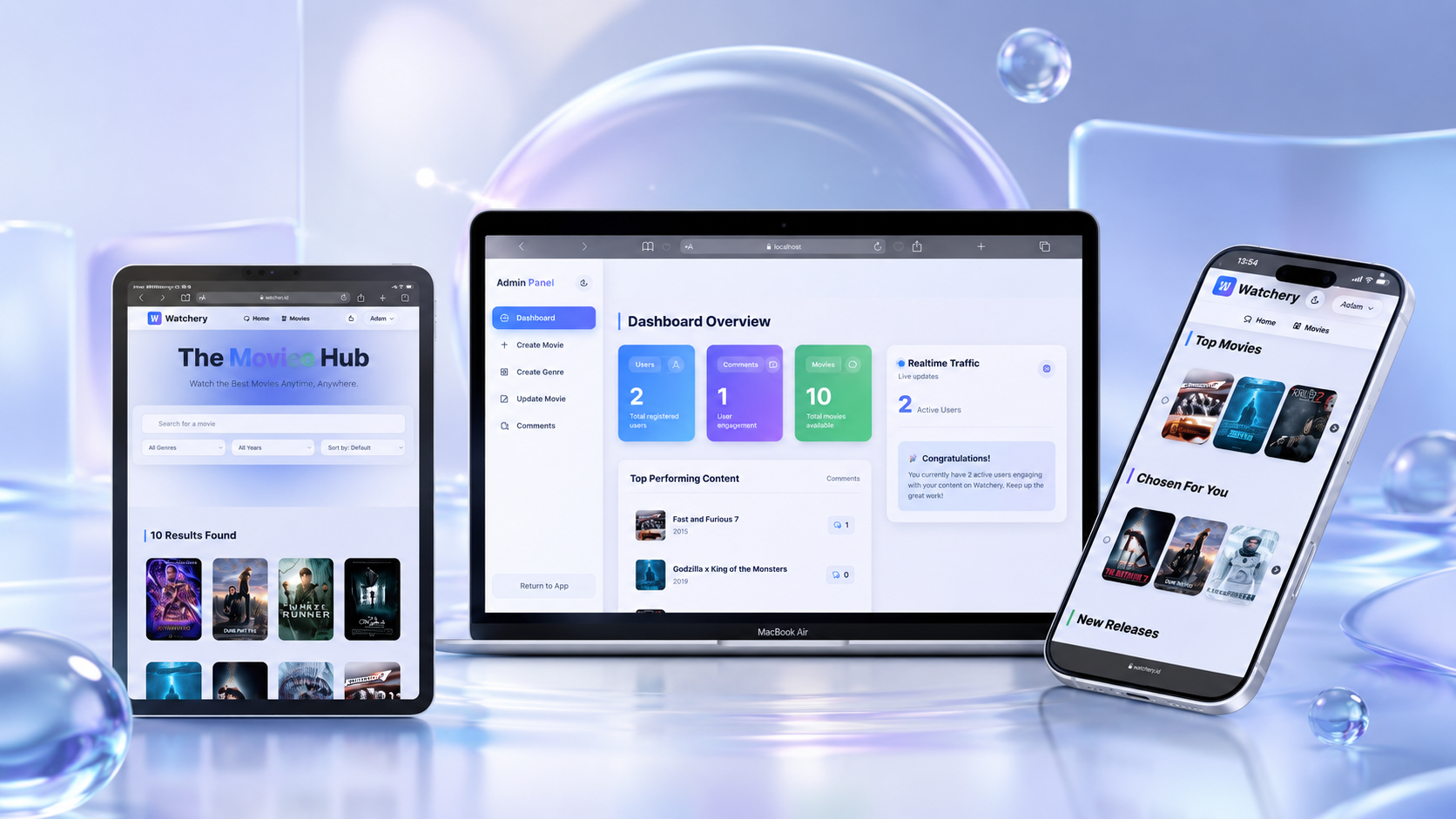 Watchery – Multi-Platform Movie Discovery & Management System